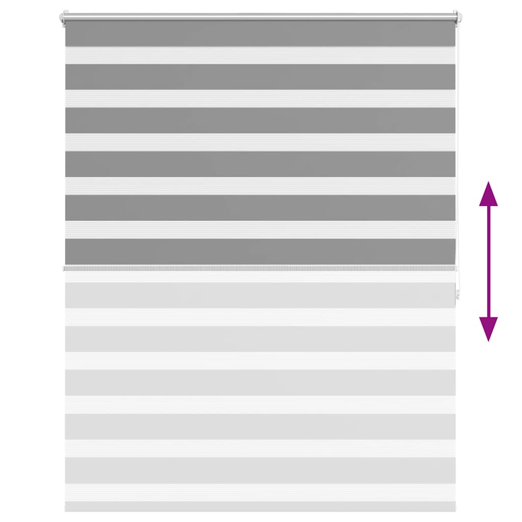 Zebra blind 120.9x175 cm Fabric Width 116.7 cm grey