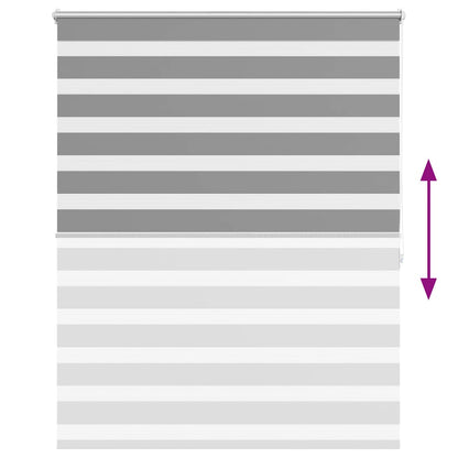 Zebra blind 120.9x175 cm Fabric Width 116.7 cm grey