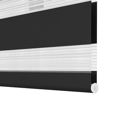 Zebra blind 120.9x175 cm Fabric Width 116.7 cm black