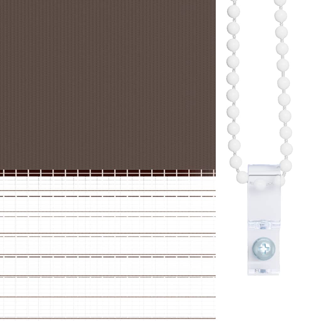 Zebra blind 120.9x175 cm Fabric Width 116.7 cm coffee