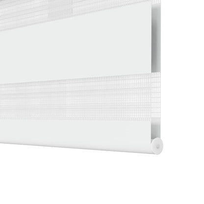 Zebra blind 140.9x175 cm Fabric Width 136.7 cm white