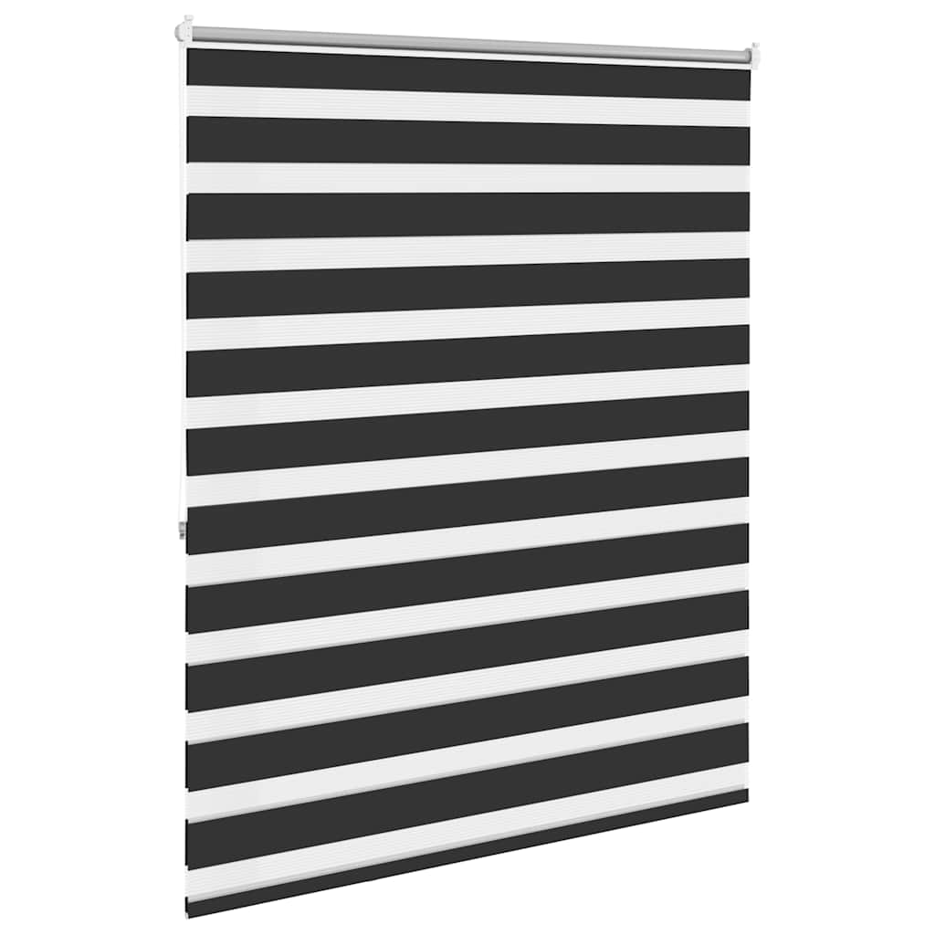 Zebra blind 140.9x175 cm Fabric Width 136.7 cm black