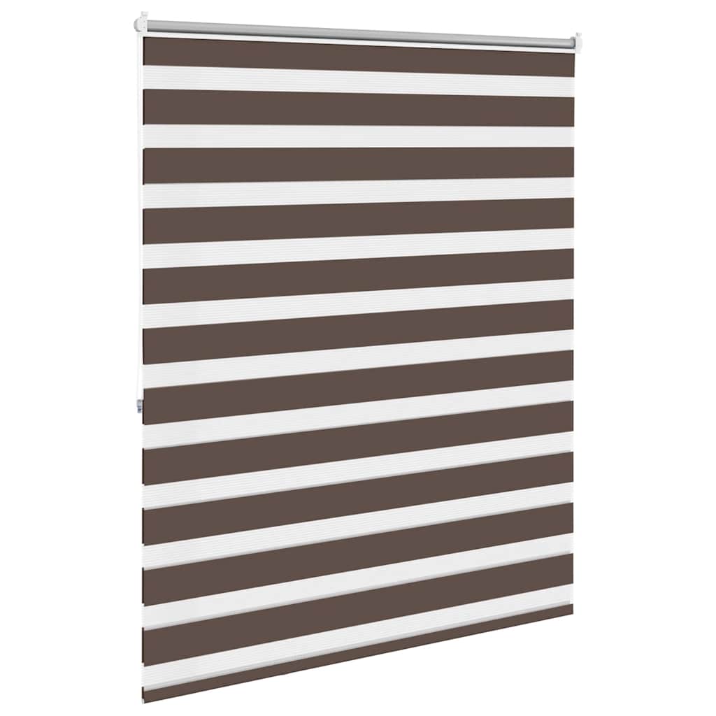 Zebra blind 140.9x175 cm Fabric Width 136.7 cm coffee