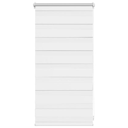Zebra blind 40.9x100 cm Fabric Width 36.7 cm white
