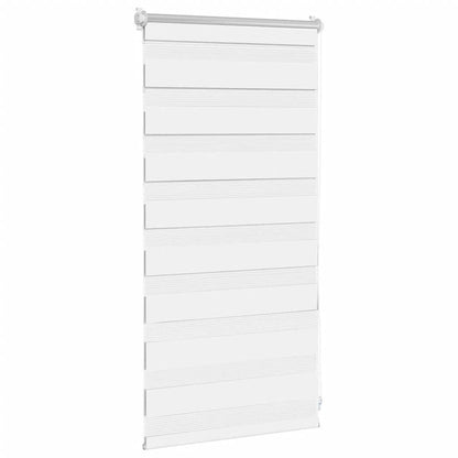 Zebra blind 40.9x100 cm Fabric Width 36.7 cm white
