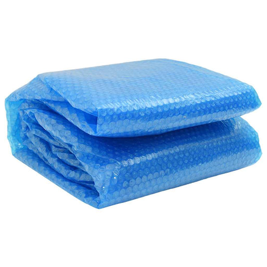 90343 vidaXL Floating Round PE Solar Pool Film 250 cm Blue