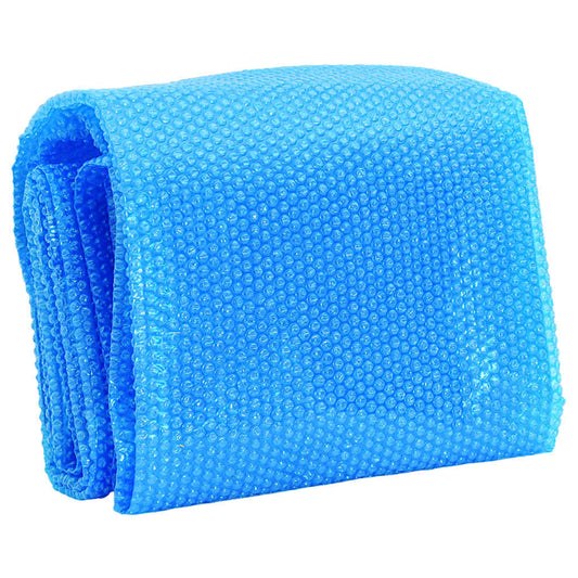 90343 vidaXL Floating Round PE Solar Pool Film 250 cm Blue