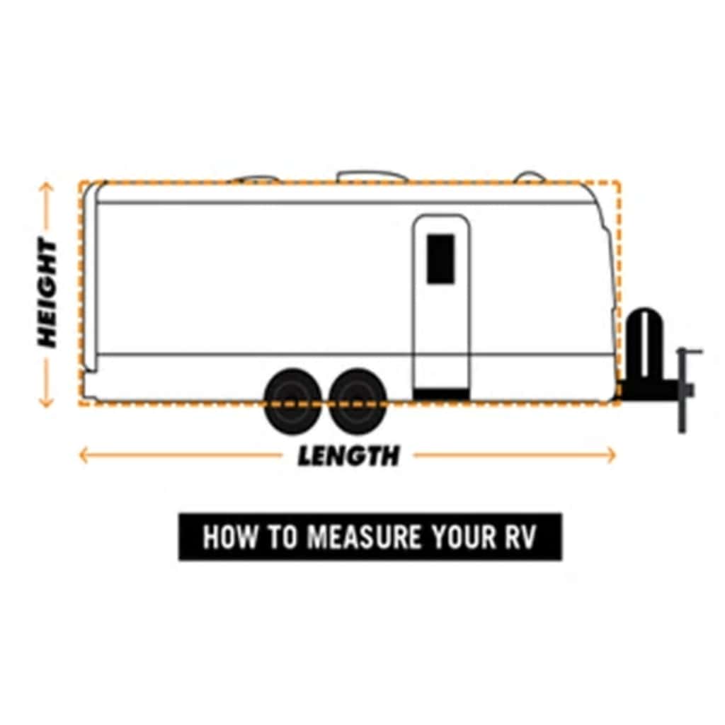 210095 vidaXL Caravan Cover Grey L