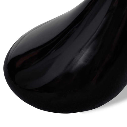 Coffee Table | High-Gloss Black | Fiberglass and Tempered Glass | Small