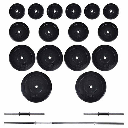90375 barbell+2 dumbbell set 60,5kg