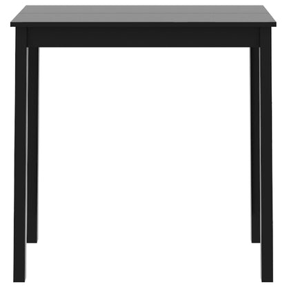 Bar Table MDF Black 115x55x107 cm