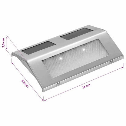 Garden Light | Silver | Stainless Steel, PP | Compact | Solar