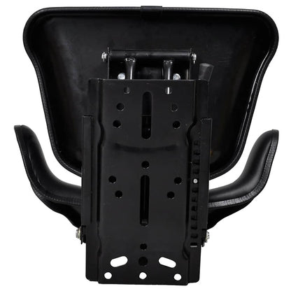 210157 vidaXL Tractor Seat with Suspension Black