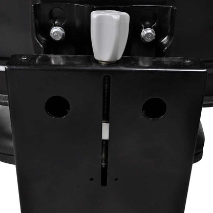 210157 vidaXL Tractor Seat with Suspension Black