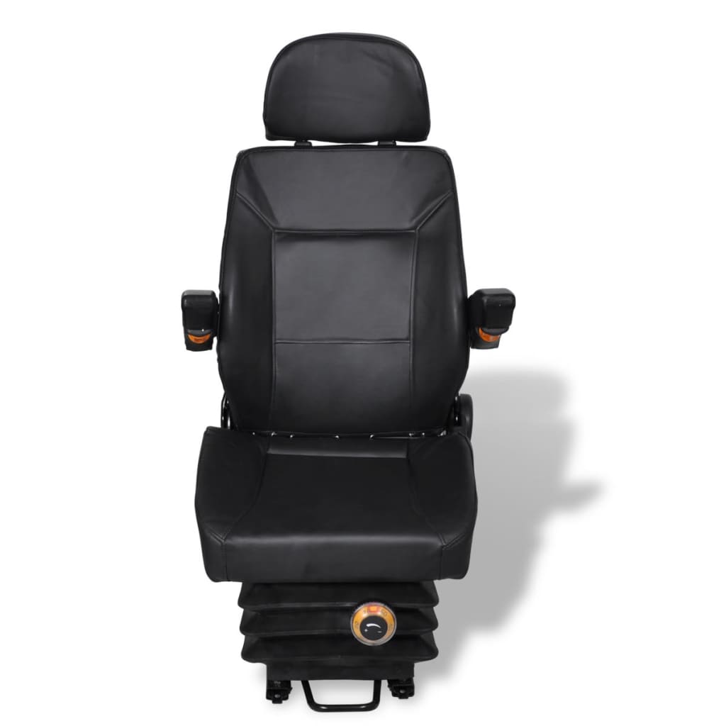 Tractor Seat | Black | Steel | Universal fit for tractors