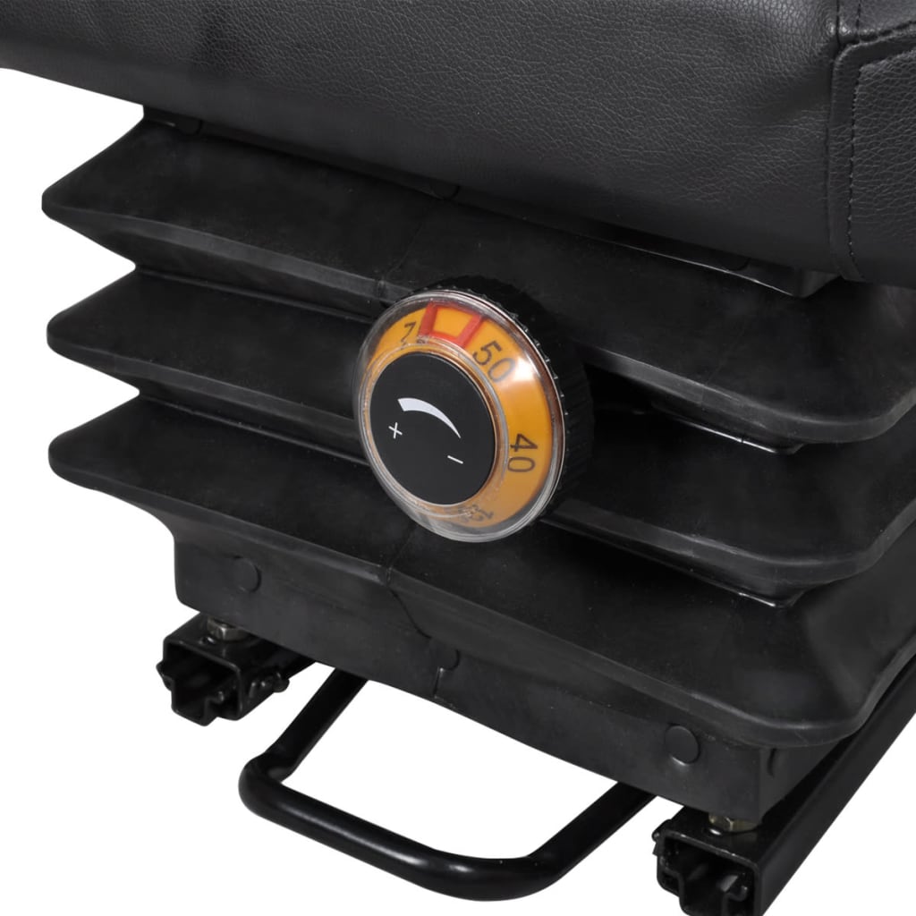 Tractor Seat | Black | Steel | Universal fit for tractors