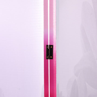 Folding Room Divider 160x170 cm Flower