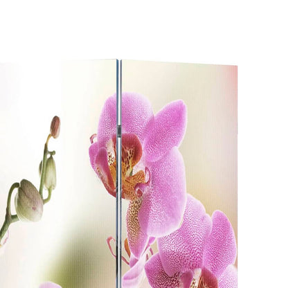 Folding Room Divider 217x170 cm Flower