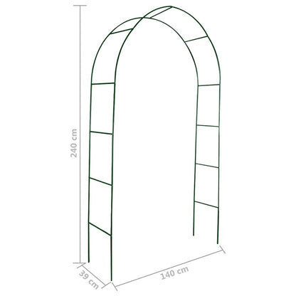 Garden Arch | Dark Green | Iron | 2 pieces | Durable | Garden Arch