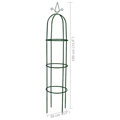 Garden Arch | Dark green | Iron | Standard | Decorative Design