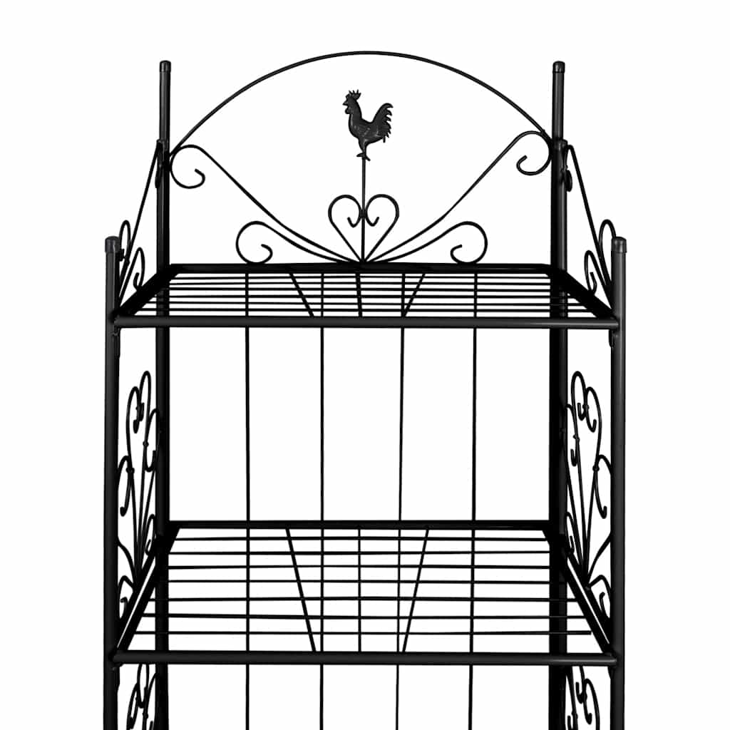 40780 Plant Rack Square Black