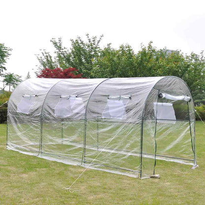 Greenhouse | Transparent | PVC, Powder-Coated Steel | Large |  Portable