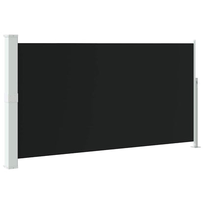Patio Terrace Side awning 160 x 300 cm Black