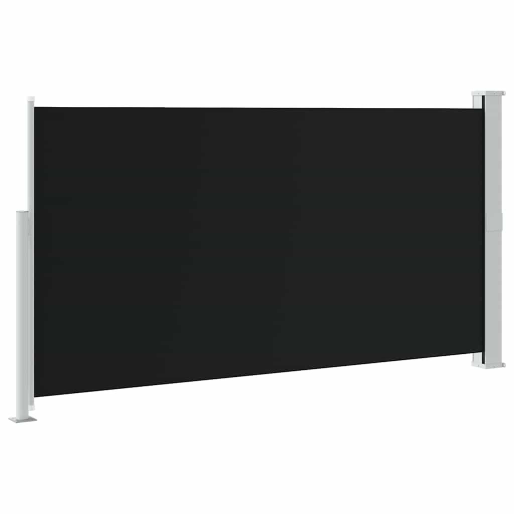 Side Awning | Black | Steel | 160 x 300 cm | Retractable | Patio Awning