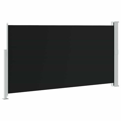 Side Awning | Black | Steel | 160 x 300 cm | Retractable | Patio Awning