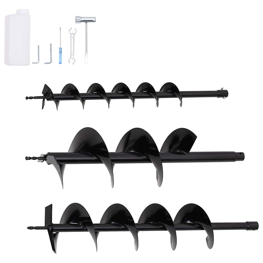 Image of Auger Ground Drill Orange highlighting its powerful performance with maximum speed of 8000 rpm, perfect for construction and gardening.