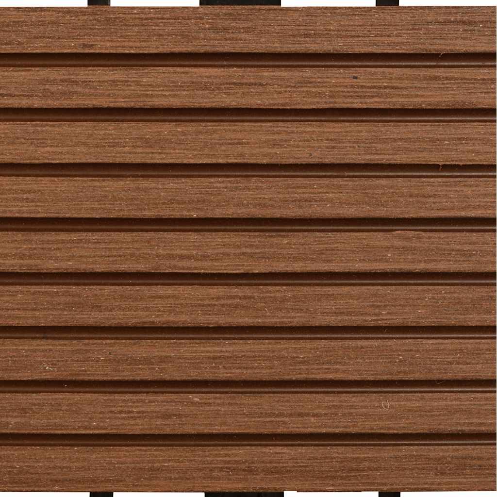 WPC Tiles 30x30cm 11pcs 1m2 Brown