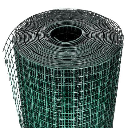 Chicken Wire Fence Galvanised Steel 1x25 m Green