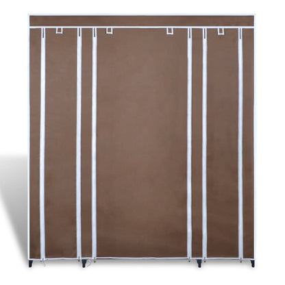 Cabinet | Brown | Non-woven fabric, Iron | Medium | Collapsible