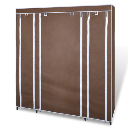 Cabinet | Brown | Non-woven fabric, Iron | Medium | Collapsible