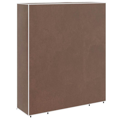 Fabric Wardrobe with Compartments and Rods 45x150x176 cm Brown