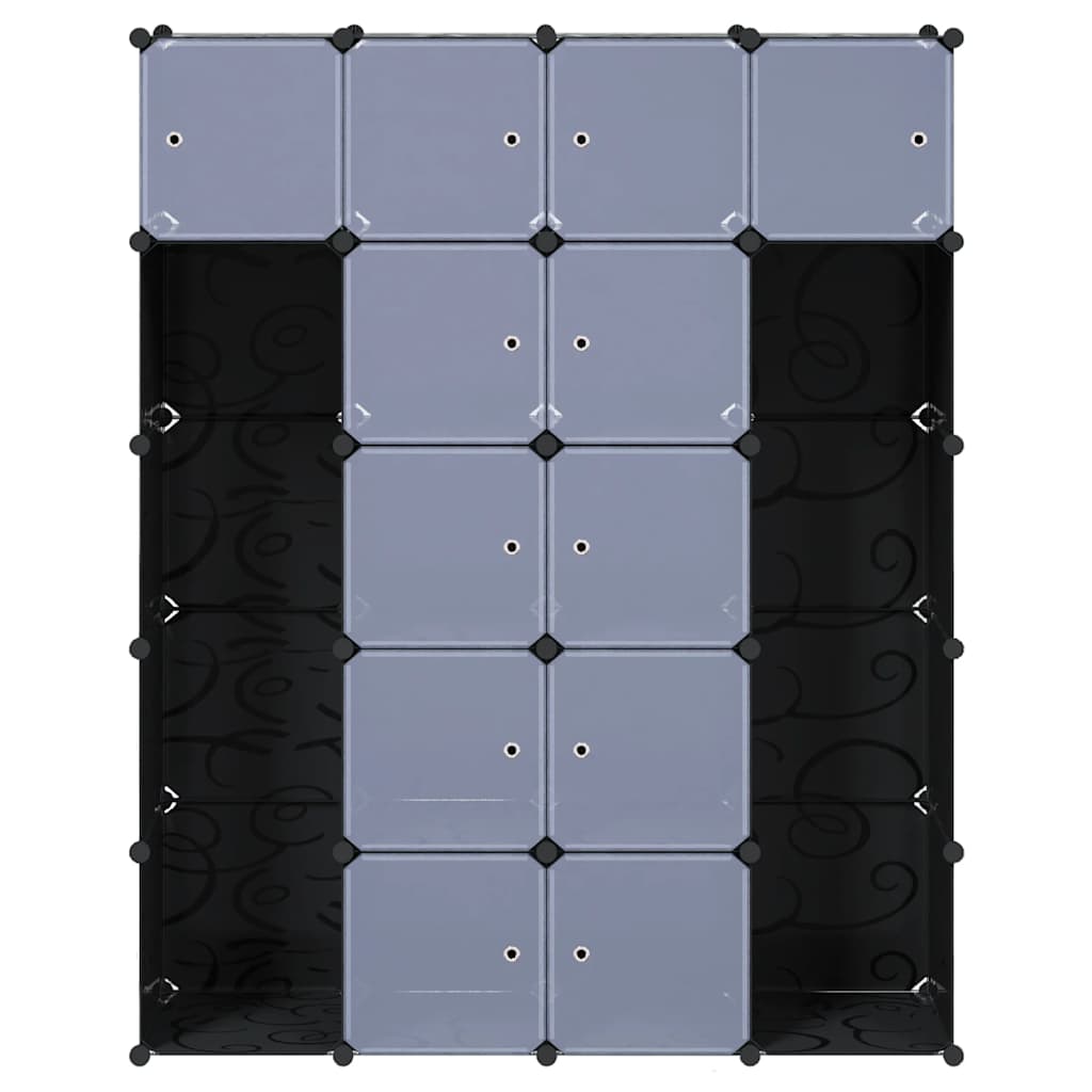 Modular Storage | Black and White | Plastic | Large | Modular