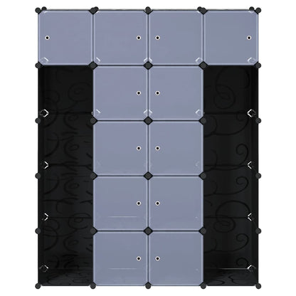 Modular Storage | Black and White | Plastic | Large | Modular