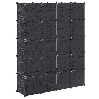 Modular Storage | Black and White | Plastic | Large | Modular