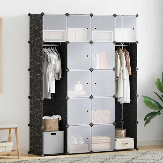 Modular Storage | Black and White | Plastic | Large | Modular