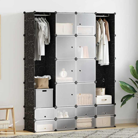 Modular Storage | Black and White | Plastic and steel wire