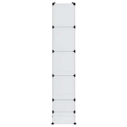 240502 vidaXL Modular Cabinet with 18 Compartments White 37 x 146 x 180,5 cm