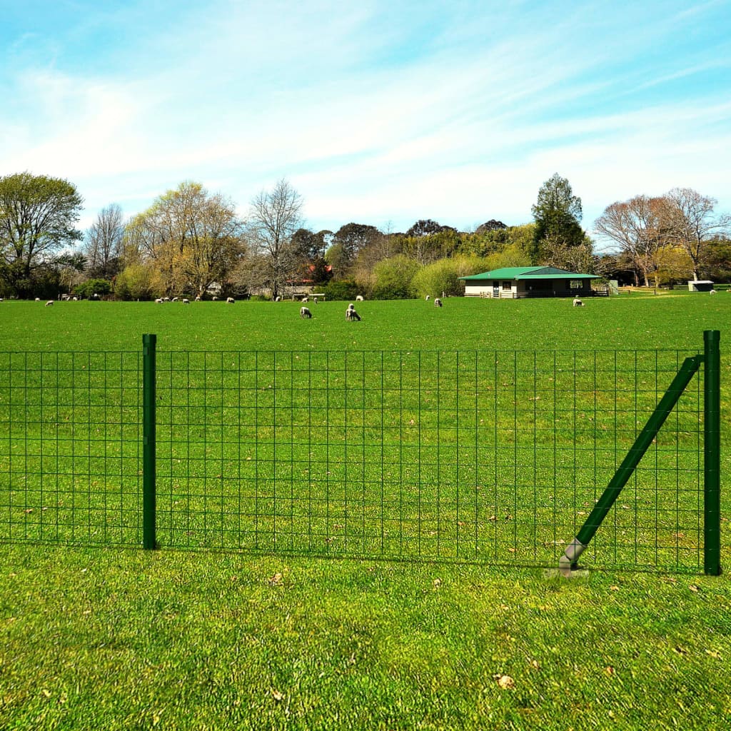 Euro Fence Steel 10x1.0 m Green