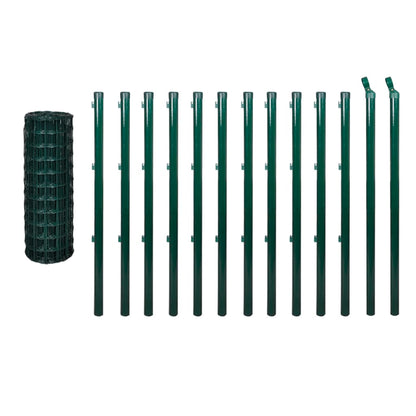 Euro Fence Steel 25x1.5 m Green