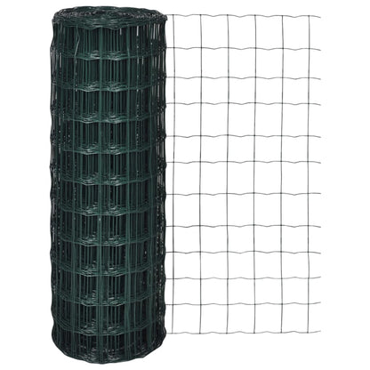 Euro Fence Steel 10x1.0 m Green