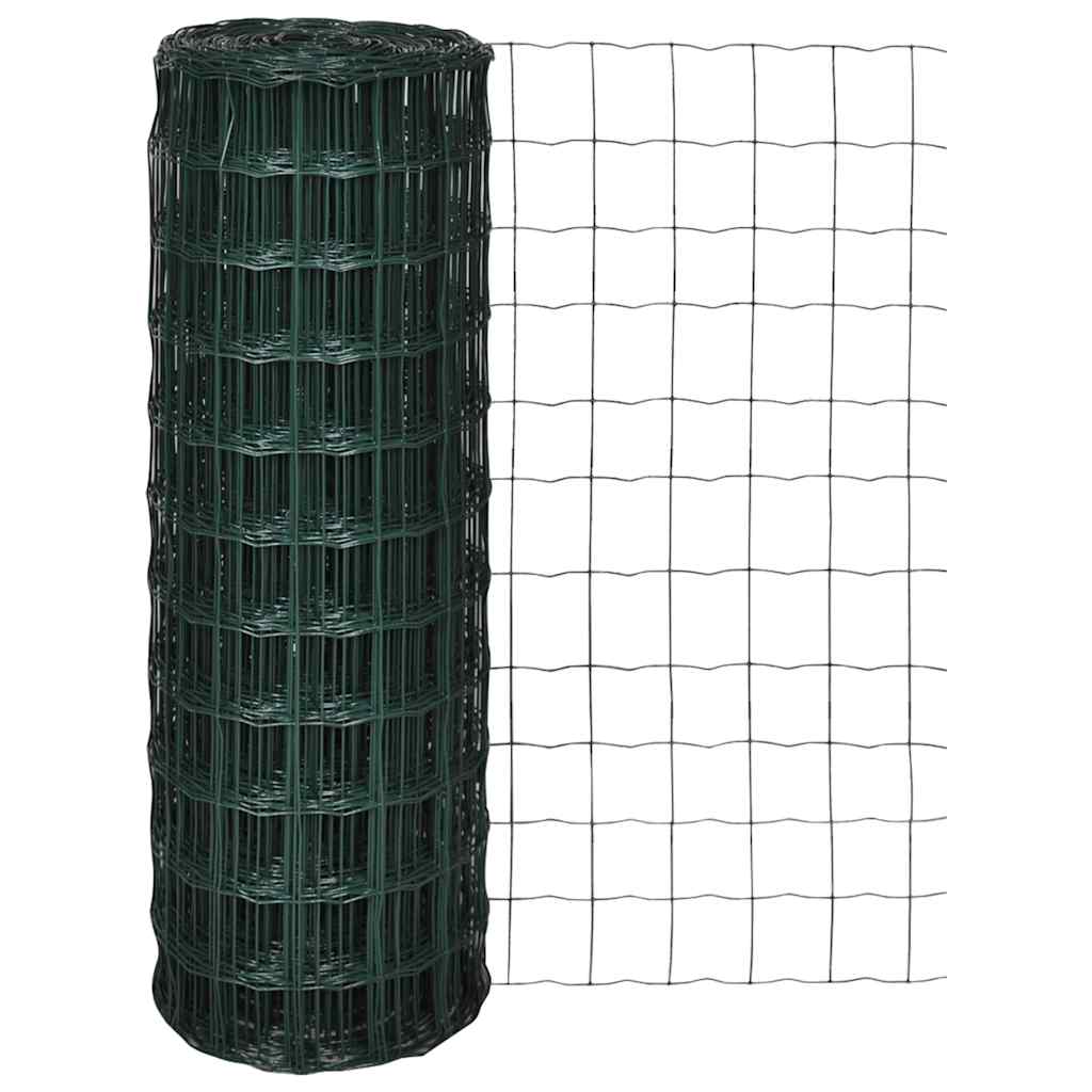 Euro Fence Steel 25x1.2 m Green