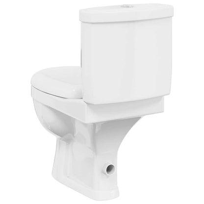 Toilet With Cistern White