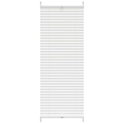 Plisse Blind 40x125cm White Pleated Blind