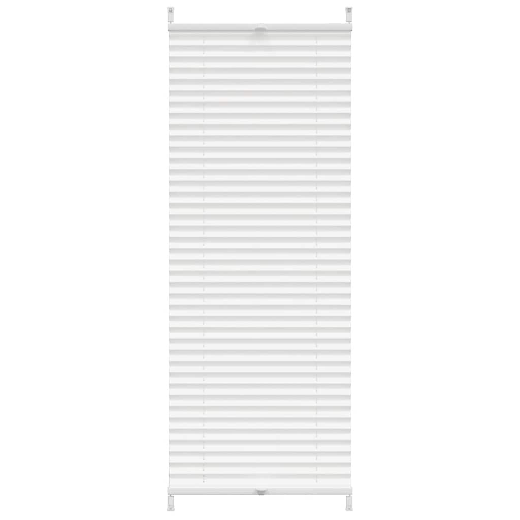 Plisse Blind 40x150cm White Pleated Blind
