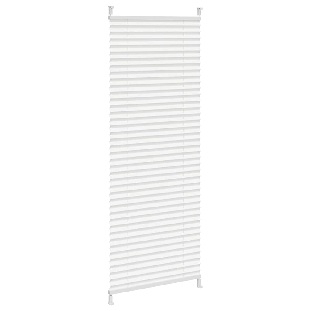 Plisse Blind 40x150cm White Pleated Blind