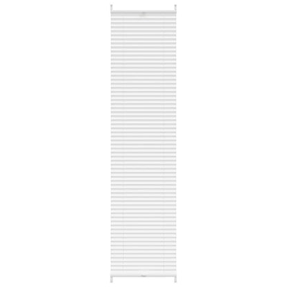 Plisse Blind 40x200cm White Pleated Blind